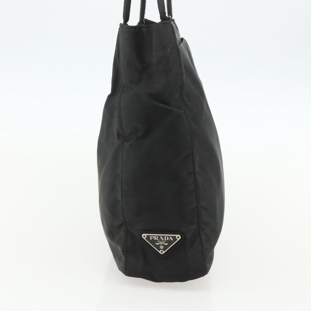 PRADA Tote Bag Nylon Black Auth 155212 - Picture 3 of 16